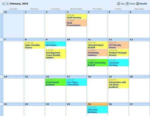 Download free Sharepoint Calendar Template software artistfilecloud